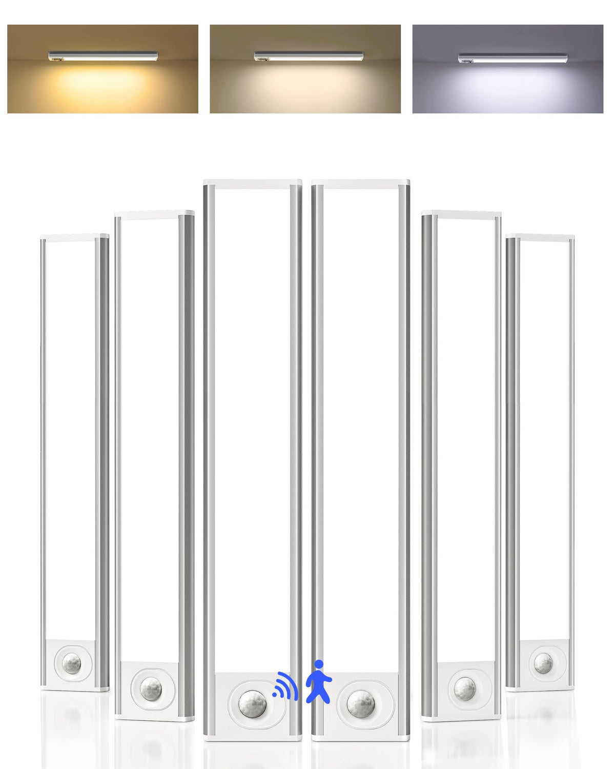 AMETHEUS 10-inch under-cabinet lighting pack view for bright kitchen task lighting.