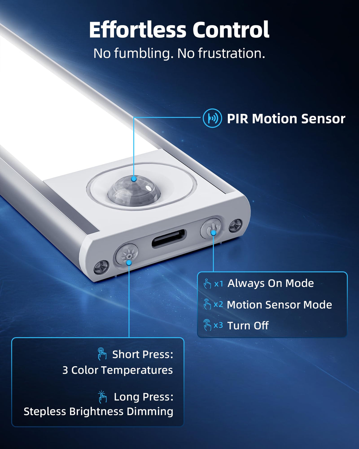 AMETHEUS USB charging for quick topping up in any space.
