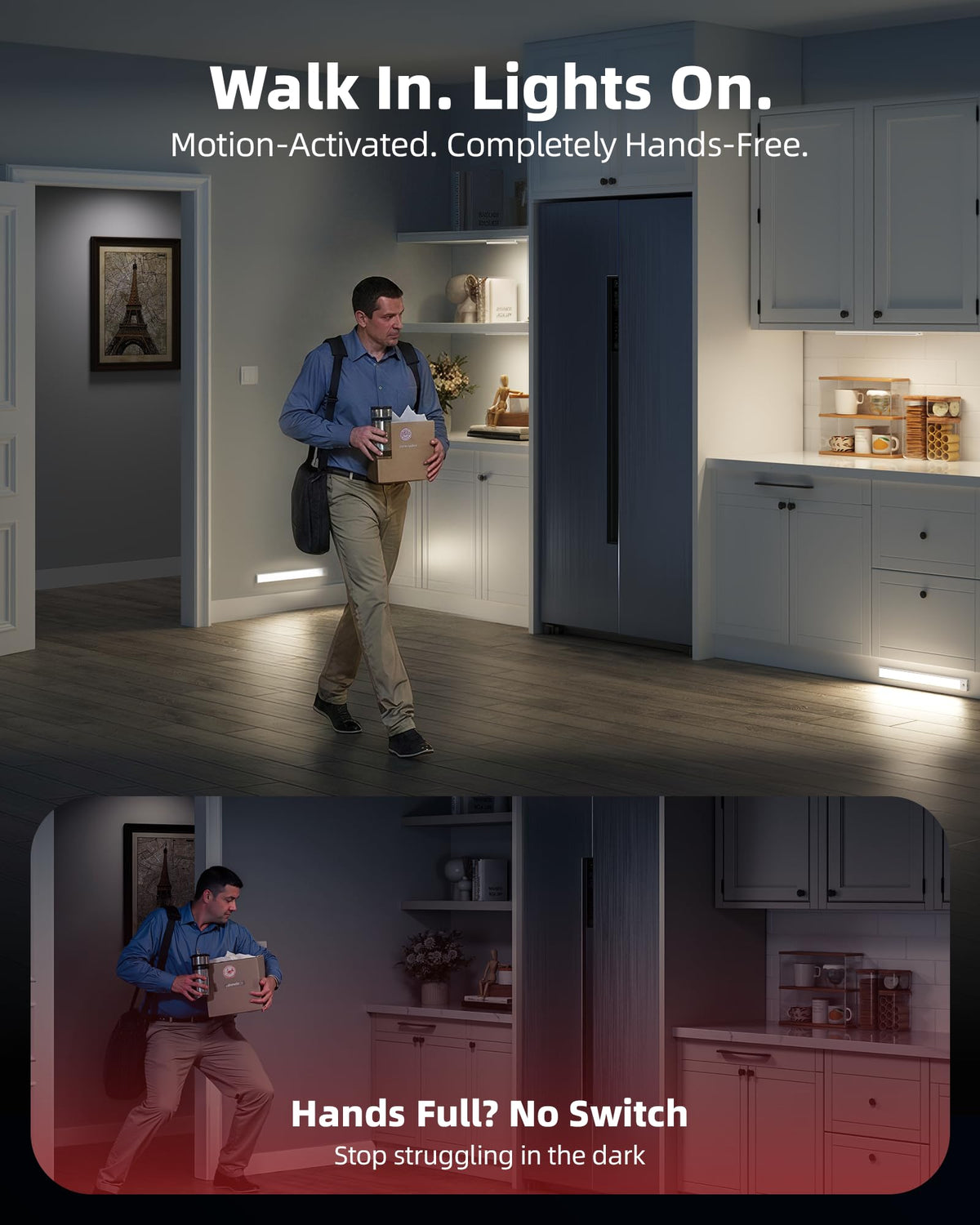 AMETHEUS magnetic mounting and adhesive plates enable versatile installation.