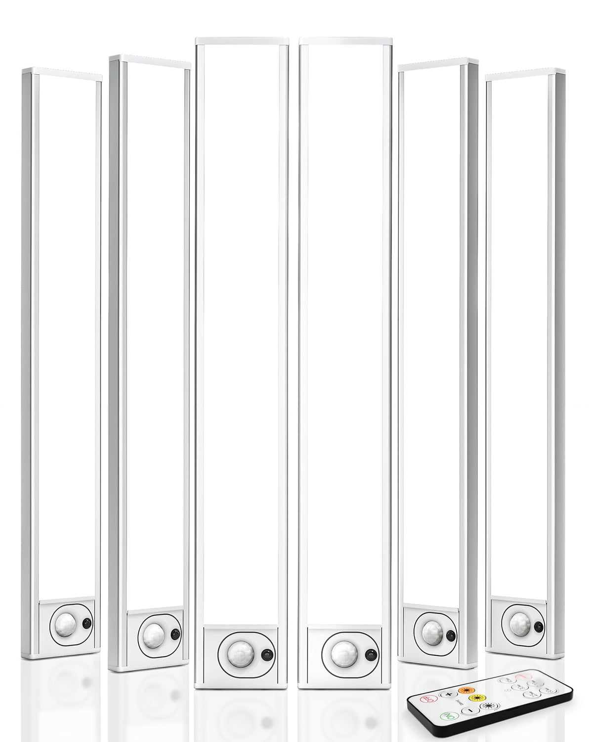 AMETHEUS 6Pack 16inch under-cabinet light in a kitchen provides bright task lighting.