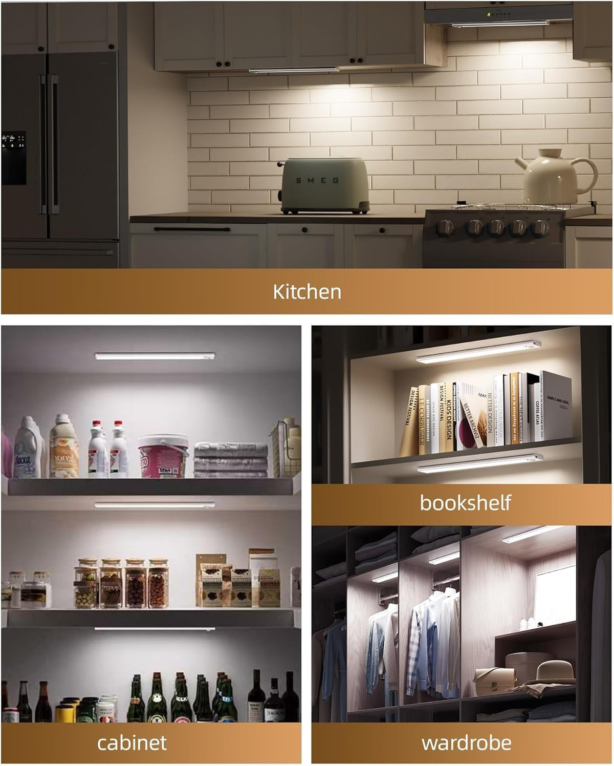 AMETHEUS lighting along stairs and hallways enhances safe, comfortable paths.