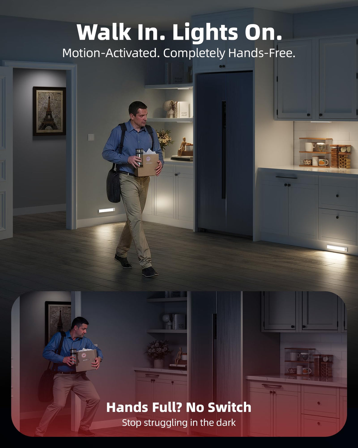 AMETHEUS magnetic mount plates included for quick, tool-free installation.
