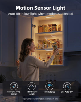 AMETHEUS motion-sensor under-cabinet light activating on approach