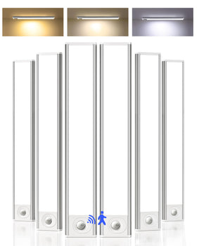 AMETHEUS under-cabinet light in 12-inch size with motion sensor for hands-free lighting.