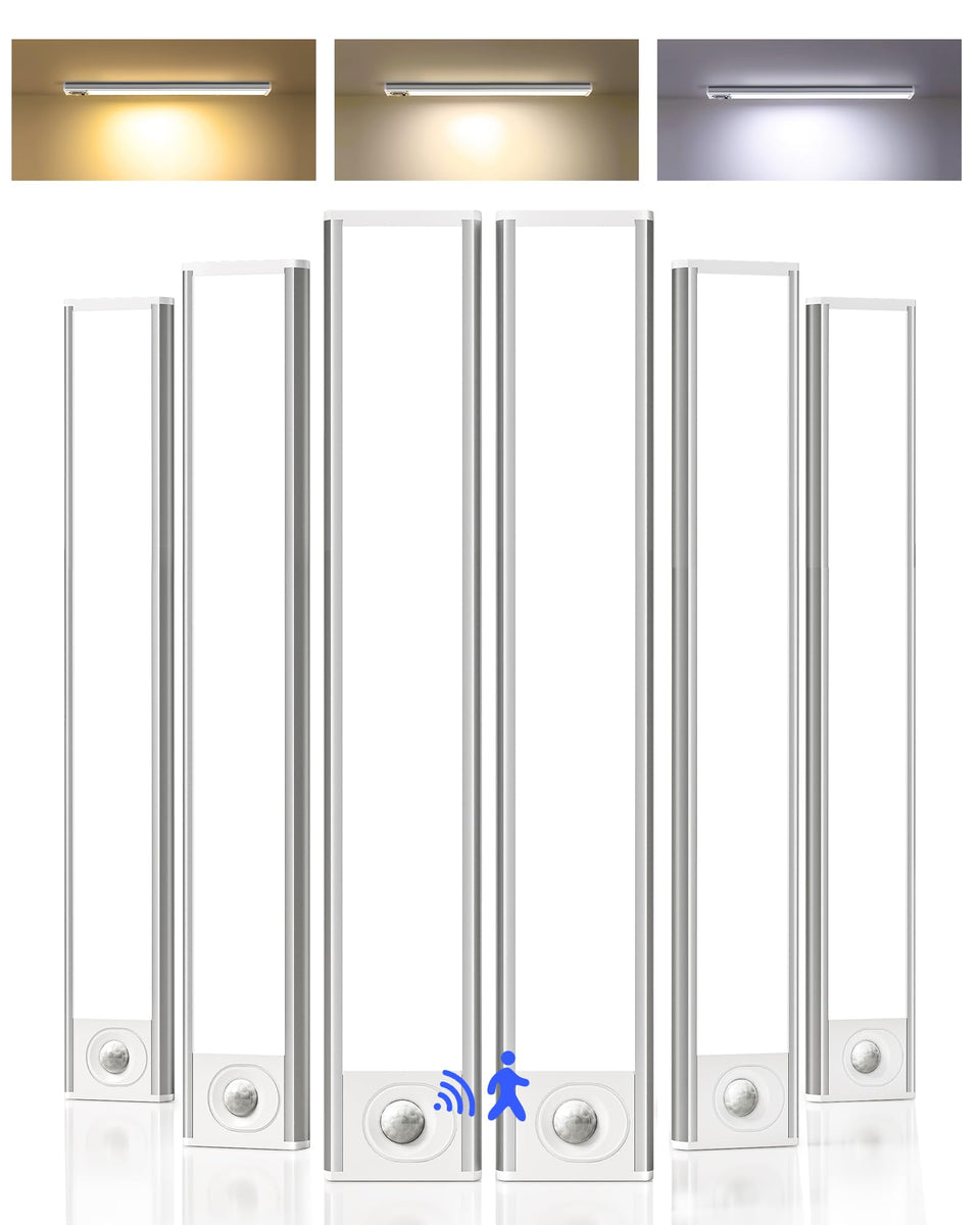 AMETHEUS under-cabinet light in 12-inch size with motion sensor for hands-free lighting.