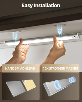 AMETHEUS under-cabinet lighting suitable for kitchen, closet, pantry, and more.