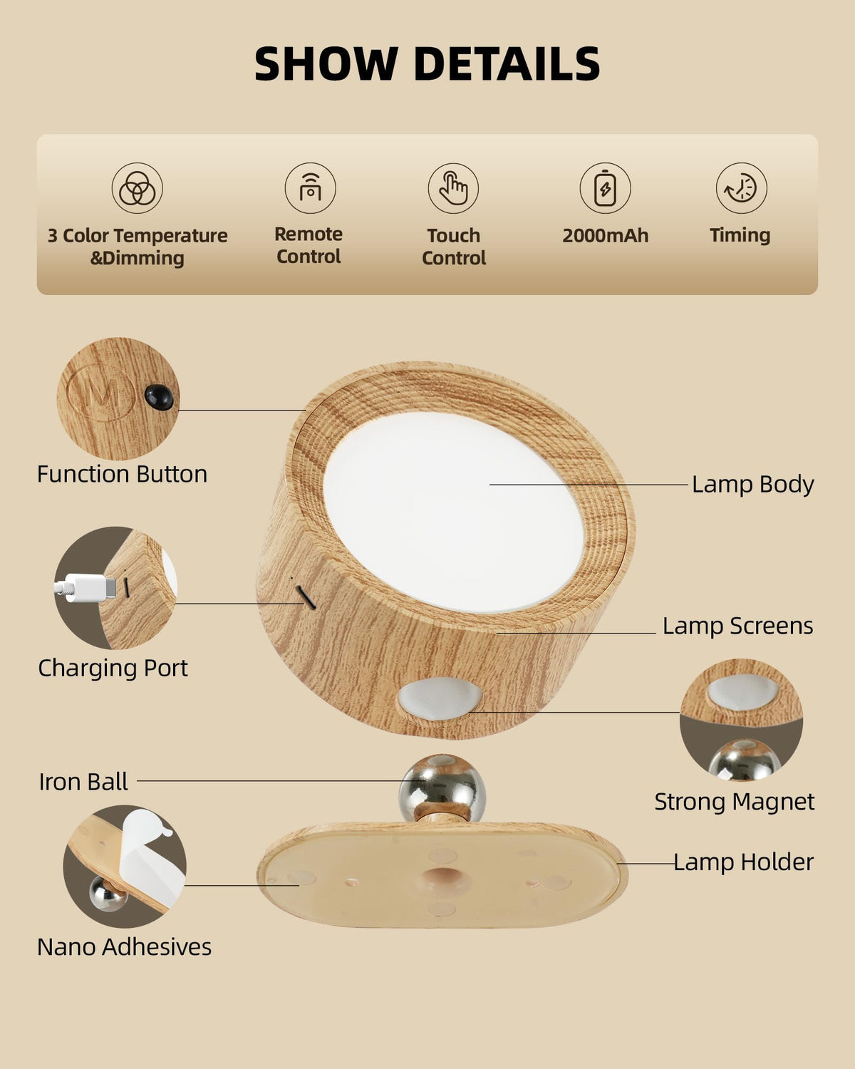 AMETHEUS wall light ideal for reading and desk tasks