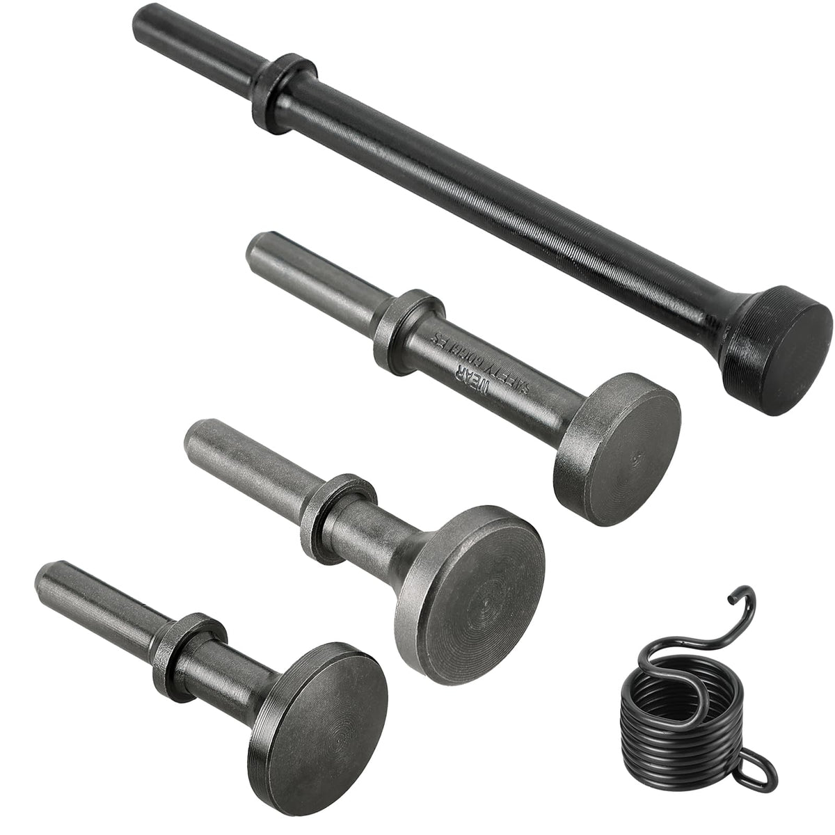 AMGSH 5-piece smoothing air hammer bits kit for metal shaping.