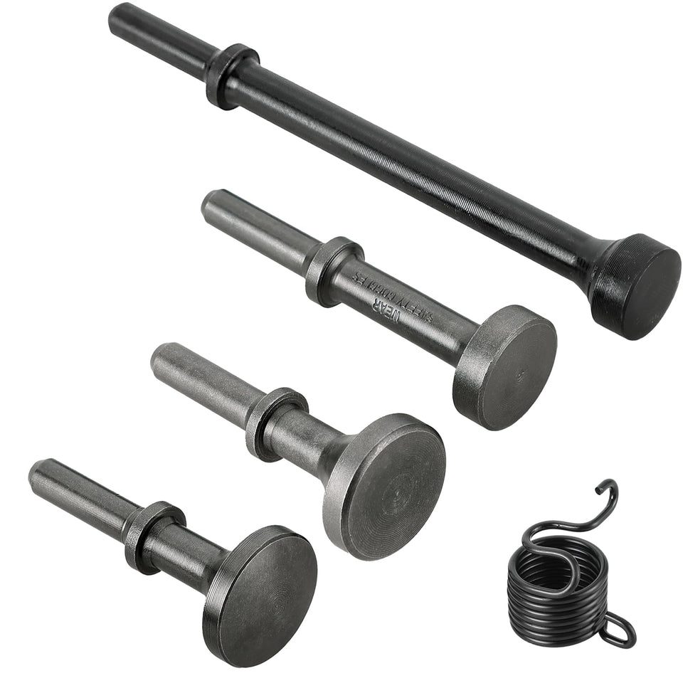 AMGSH 5-piece smoothing air hammer bits kit for metal shaping.
