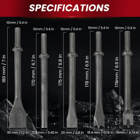 AMGSH high carbon steel chisels close-up emphasizing hardness and edge retention.