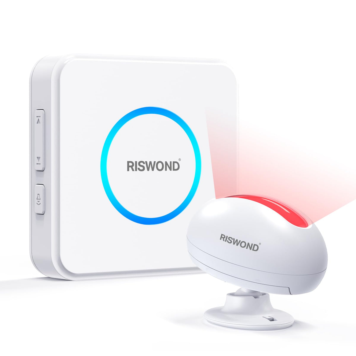 AMHEY motion sensor door chime package with wireless receiver for instant alerts