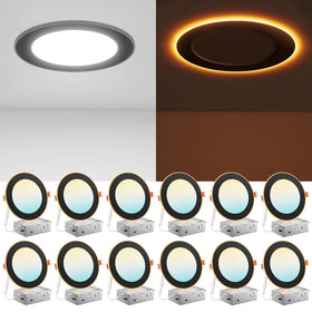 Amico 6-inch downlight front view for a clean ceiling integration