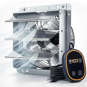 Amico 12in smart shutter exhaust fan assembly for large workshops