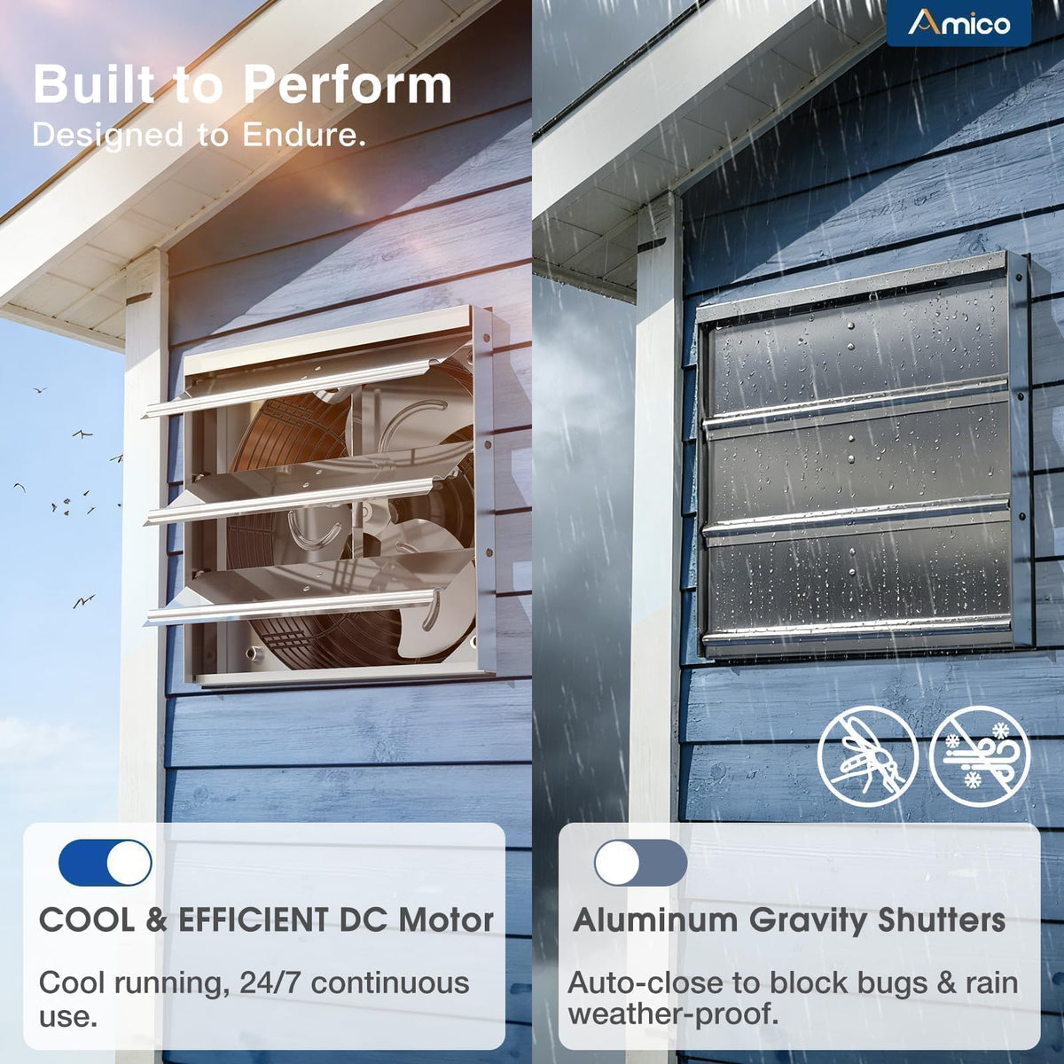 Amico 3-year warranty and 24 7 support ensure dependable use.