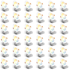 Amico 36-pack 6in downlight with J-box, ideal for quick retrofit projects.