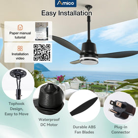 Amico 3CCT dimmable light lets you tailor ambiance to activity.