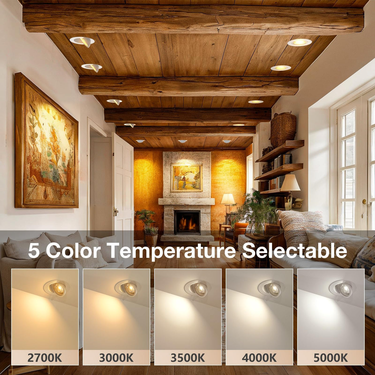Amico 4in IC-rated recessed light safe for insulation-contact ceilings.