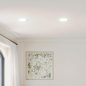Amico 5/6-inch LED can light quick installation demonstrates DIY-friendly retrofit capability.