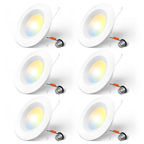 Amico 5/6-inch LED can light pack unboxing shows compact, install-ready design for easy retrofit.