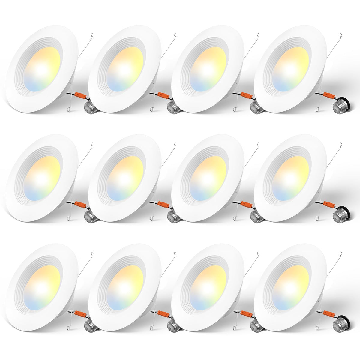 Amico 5/6 inch LED recessed lighting installation demonstrates quick retrofit.