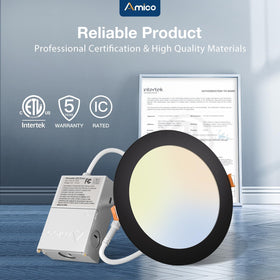 Amico easy-install design supports retrofit or new construction