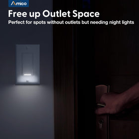 Amico 6000K night light offers daylight-like guidance in dim rooms