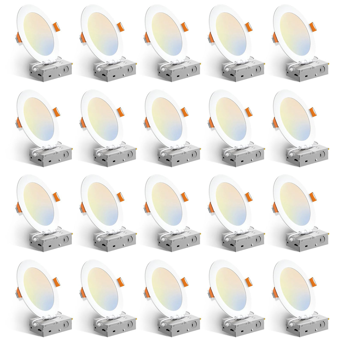 Amico 6-Inch LED recessed light with 5CCT options for flexible mood creation.