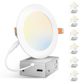 Amico 6-pack 5-inch downlight with junction box for easy installation.