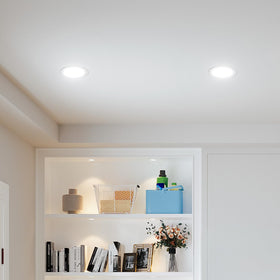 Amico 700 lumen 10W LED downlight delivering bright energy efficiency.