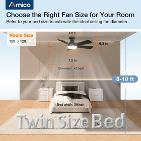 Amico Alexa voice control lets hands-free light and fan adjustments