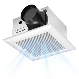 Amico bathroom exhaust fan delivering 110 CFM for effective moisture control