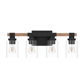 Amico bathroom light uses E26 base and up to 40W bulbs for flexibility.
