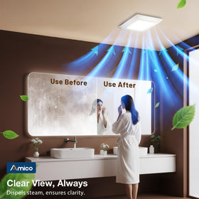 Amico ventilation suitable for up to 80 sq ft bathrooms