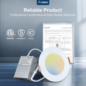 Amico canless installation simplifies ceiling renovations.