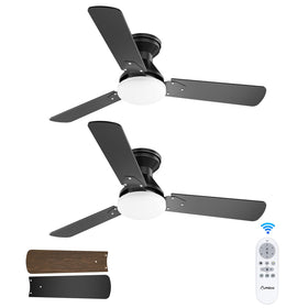 Amico ceiling fan with light remote for bedroom comfort and energy savings