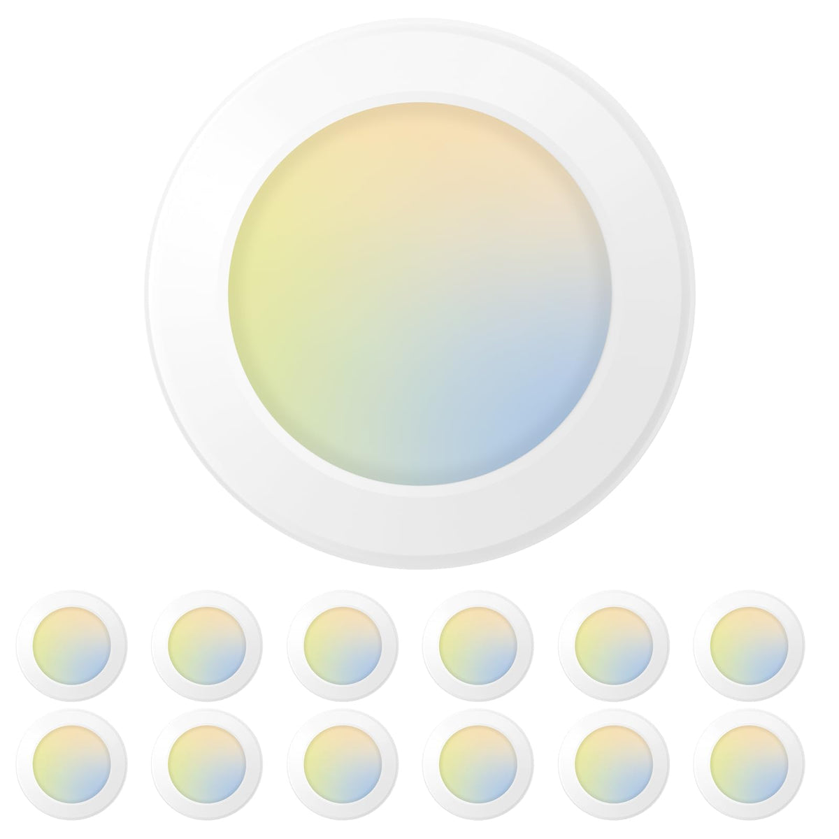 Amico disk light installation options show easy ceiling upgrade.