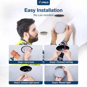Amico energy-saving design promises lower electricity costs with up to 90% savings.