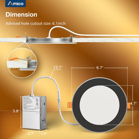 Amico ETL/FCC certified lighting backed by 24/7 support.