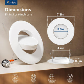 Amico eyeball downlight ideal for galleries and home interiors.