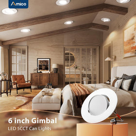 Amico eyeball downlight with 360° swivel for flexible lighting.