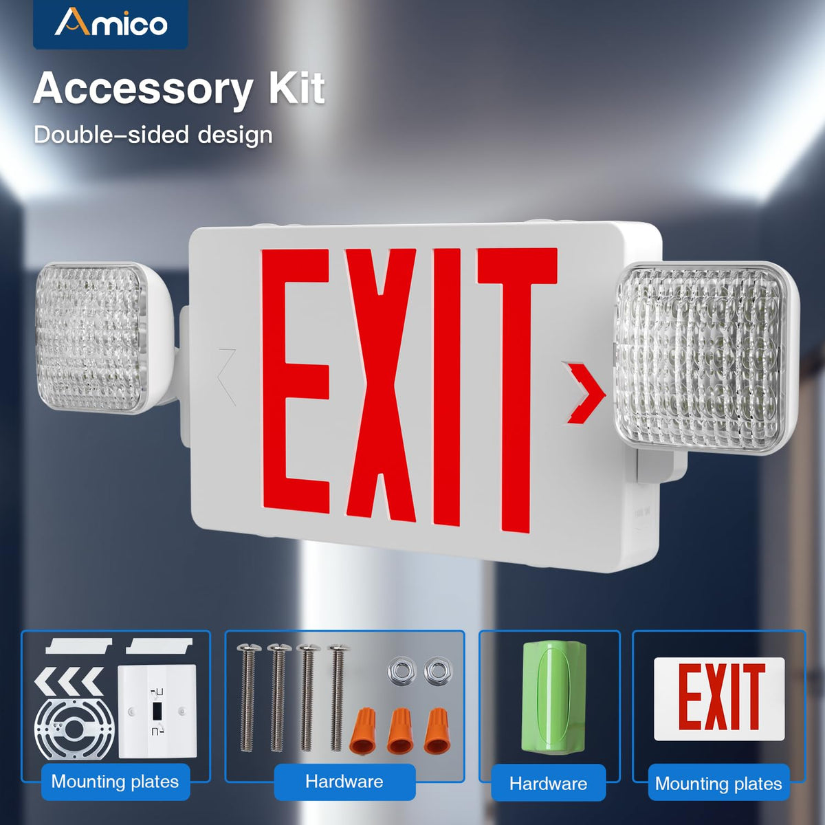 Amico flame-retardant thermoplastic housing designed for durability.