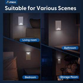 Amico ideal for hallways, bedrooms, bathrooms and stairs