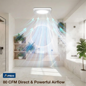Amico light with 3000K-5000K color temperature for any mood.
