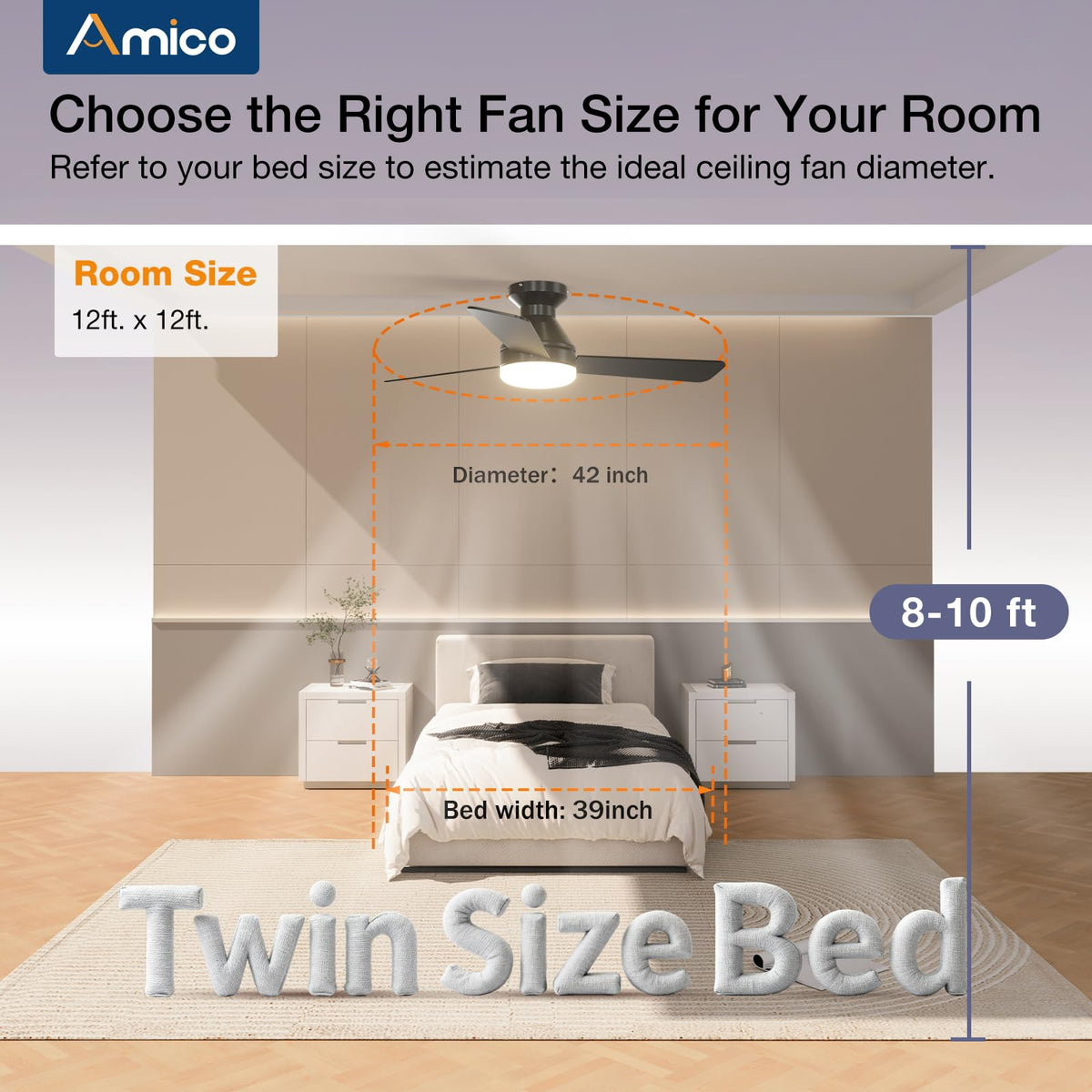 Amico memory function preserves light and fan settings