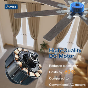 Amico memory function saves preferred light and fan settings