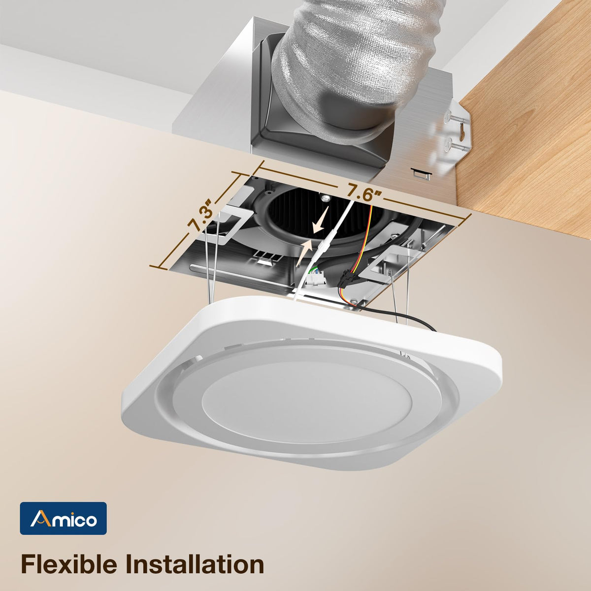 Amico nightlight LED offers gentle guidance in low light