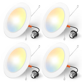 Amico recessed lighting kit for 5/6-inch cans with easy installation.