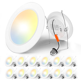 Amico recessed lighting with 7.2-inch trim covers holes for a clean drywall finish.