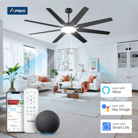 Amico reversible DC motor enables summer cooling and winter recirculation