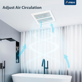 Amico UL-listed safety-certified exhaust fan for reliable electrical performance.